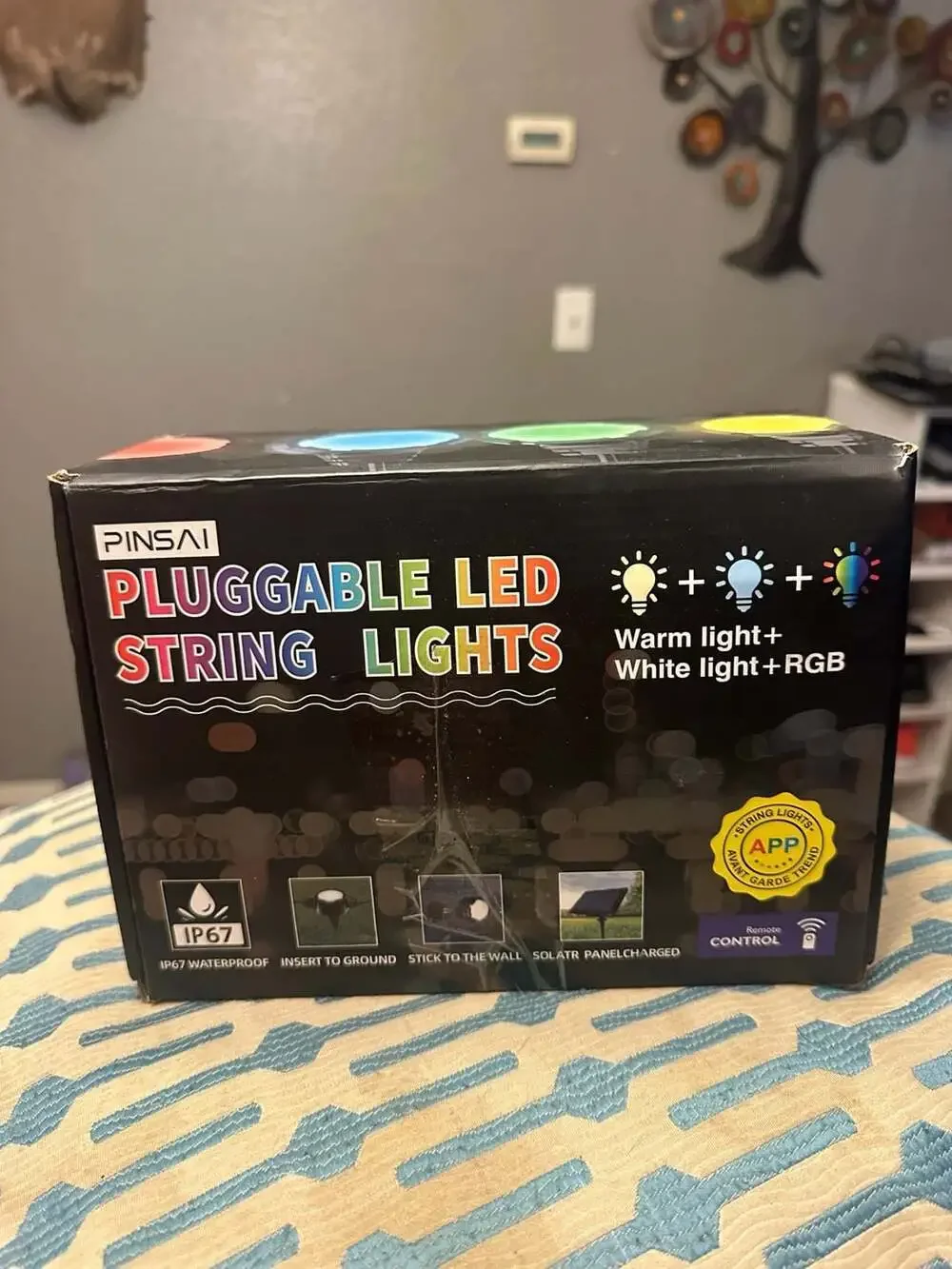 18 Pack Outdoor Ground Lights,46FT Pathway Lights Music Mode